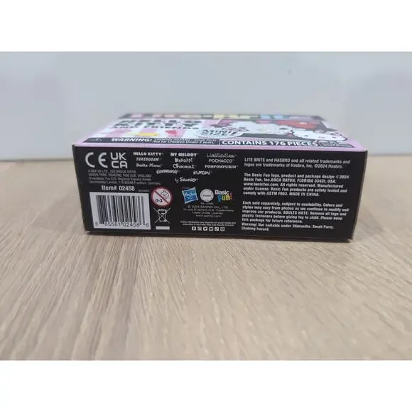 Brand New Hello Kitty And Friends Mini Size Lite Brite Lite•Brite 176 Pieces - Picture 6 of 7